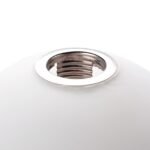 Abajur MARA din sticlă groasa, Ø 120 mm, opal mat mătăsos orificiu cu filet priza G9 ORION - imagine 2