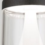 Lampadar LED de exterior EJFEL, LED8W/600lm/3000K aluminiu finisaj antracit, inaltime 30cm IP65 ORION - imagine 5