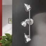 Plafoniera spot STAGE, GU10 3x35W aluminiu finisaj crom satinat, 48x9cm IP20 ORION