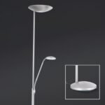 Lampadar LED COBRA, 181cm, LED 23+6W/2300+600lm/2200-6000K otel finisaj crom satinat IP20 ORION - imagine 4