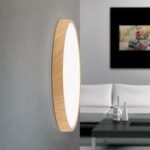 Plafoniera LED BULLY, Ø 28 cm, stejar LED28W/2300lm/3000K aluminiu IP 20 ORION - imagine 3