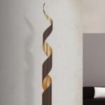 Lampa de podea ELIANO, 195cm 1xE27/60W, cadru otel finisaj auriu antic IP20 ORION - imagine 3