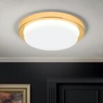 Plafoniera LED LEROX, otel finisaj auriu, Ø 20cm LED21W/1300lm/3000K IP20 ORION - imagine 2