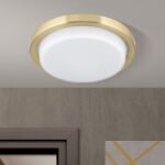 Plafoniera LED LEROX, otel finisaj alama antica, Ø 20cm LED21W/1300lm/3000K IP20 ORION - imagine 3