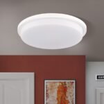 Plafoniera LED LEROX, otel finisaj alb, Ø 40cm LED36W/2600lm/3000K IP20 ORION - imagine 3