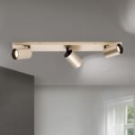 Plafoniera spot SEAN, GU10 3x40W aluminiu finisaj auriu mat, 60x12x6cm IP20 ORION