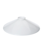 Abajur conic din sticlă groasa, Ø 250 mm, finisaj opal lucios ORION - imagine 2