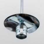 Suspensie pentru abajur cu deschidere de 10 cm, E27 60W Lungime 40 cm, alama cromata ORION - imagine 4