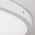 Plafoniera LED LERO, finisaj alb, rotunda, 60cm LED48W/4400lm/3000K aluminiu IP 20 ORION - imagine 5