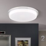 Plafoniera LED LEROX, otel finisaj crom, Ø 40cm LED36W/2600lm/3000K IP20 ORION - imagine 3