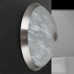 Plafoniera FRANO, cu abajur din sticlă opal mat, E27 4x40W otel finisaj crom satinat, 42cm IP20 ORION