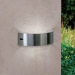 Aplica LED de exterior KARAS, LED4W/470lm/3000K aluminiu finisaj cromat, inaltime 7.8cm IP44 ORION