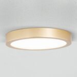 Plafoniera LED LERO, finisaj auriu, rotund, 18cm LED15W/1300lm/3000K aluminiu IP 20 ORION - imagine 3
