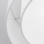 Plafoniera MARS cu abajur de in, E27 3x40W, otel finisaj alb, 50cm IP20 ORION - imagine 5