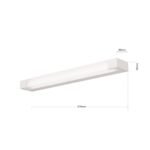 Aplica LED pentru oglindă MARILYN, 57 cm, LED21W/2000lm/3000K aluminiu finisaj alb IP44 ORION - imagine 6