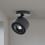 Plafoniera spot SPECTER, LED 11W/700lm/DTW 1700-3000K aluminiu finisaj negru-auriu, 8.2x8.4cm IP20 ORION - imagine 5