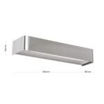 Aplica LED BERNHARD, 30 cm, LED15W/1400lm/3000K otel finisaj crom IP20 ORION - imagine 6