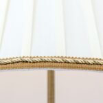 Lampadar TONIA cu abajur de in bej, E27 2x60W aluminiu finisaj alama antica, 154cm IP20 ORION - imagine 3