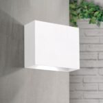 Aplica LED de exterior AKZENT, LED12W/580lm/3000K aluminiu finisaj alb, inaltime 15cm IP65 ORION - imagine 3