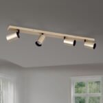 Plafoniera spot SEAN, GU10 4x40W aluminiu finisaj auriu mat, 80x12x6cm IP20 ORION - imagine 4