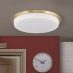 Plafoniera LED LEROX, otel finisaj alama antica, Ø 40cm LED36W/2600lm/3000K IP20 ORION - imagine 3