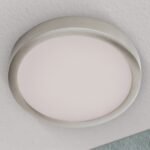 Plafoniera LED LERO, titan, rotundă, 18cm LED15W/1300lm/3000K aluminiu IP 20 ORION - imagine 2