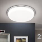Plafoniera LED LEROX, otel finisaj crom, Ø 40cm LED36W/2600lm/3000K IP20 ORION
