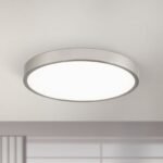 Plafoniera LED BULLY, Ø 24 cm, satinata LED24W/1980lm/3000K aluminiu IP 20 ORION