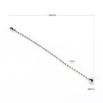 Lanț de tragere, Material metal Argintiu, lungime 160 mm, lățime 3 mm Sferă Ø 8 mm ORION - imagine 4