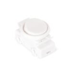 Set 5 bucăți Întrerupător Comutator inclusiv inel și basculant încorporat, alb, PVC ORION - imagine 2