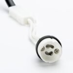 Dulie Soclu halogen GU10 izolat cu terminal Ø 27 mm, lungime cablu 100 mm ORION - imagine 3