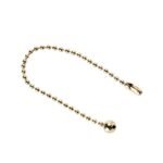 Lanț de tragere, Material metal auriu, lungime 160 mm, lățime 3 mm Sferă Ø 8 mm ORION - imagine 3