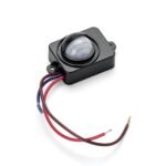 Detector de mișcare pentru instalare încastrată, negru, LM100W/LED50W Rază de acțiune: 10 metri, unghi de detecție: 150° iluminare 3 secunde până la 3 minute ORION