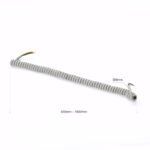 Cablu spiralat pentru Suspensie, PVC, 3x0,75 mm², 45cm, Subtire, Finisaj gri ORION - imagine 4