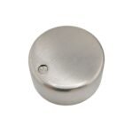 Buton rotativ, Material metal crom satinat, Ø 20 mm pentru ax Ø 6 mm Înălțime 10 mm ORION