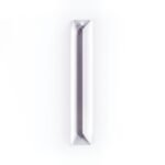 Pandantiv dreptunghi din Sticla Cristalinizata K9 Transparenta pentru Candelabru, Lungime 63mm, Latime 22mm ORION