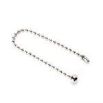 Lanț de tragere, Material metal Argintiu, lungime 160 mm, lățime 3 mm Sferă Ø 8 mm ORION