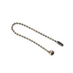 Lanț de tragere, Material metal patinat, lungime 160 mm, lățime 3 mm Sferă Ø 8 mm ORION - imagine 3
