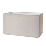 Abajur dreptunghi din material textil NANDO 12-1164, Ø 400x220mm, finisaj gri, inaltime 240mm ORION - imagine 4
