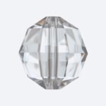 Pandantiv candelabru cristal, perla cristal Swarovski, 12mm, transaprent ORION