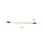 Cablu pentru Suspensie, împletit din cânepă, 2x0,75 mm², 4 m, Subtire, Finisaj bej ORION - imagine 4
