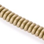 Cablu Spiralat pentru Suspensie, PVC, 3x0,75 mm², 45cm, Subtire, Finisaj Auriu, Orion - imagine 2