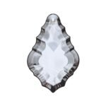 Pandantiv Candelabru cristal sticla presata, transparenta 38x22mm ORION