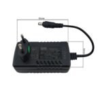 Driver stecher 18i (ștecher) LPS18V-240-0750NF-2C 48W 24V 2000mA , negru, fără reglare intensității luminoase, Mufă jack Ø 5,3 mm Lungime 83 mm, Lungime 95 mm, lățime 50 mm ORION - imagine 2