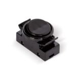 Set 5 bucăți Întrerupător Comutator inclusiv inel și basculant încorporat, negru, PVC ORION - imagine 2