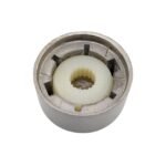 Buton rotativ, Material metal crom satinat, Ø 20 mm pentru ax Ø 6 mm Înălțime 10 mm ORION - imagine 2