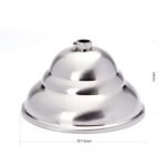 Accesoriu Corp de Iluminat, Baza Pentru 1 Pendul, Inaltime 70mm, Diametrul 110mm, Rozetă 932/10mm, Ø 110 mm, alama satinata ORION - imagine 2