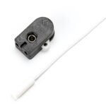 Intrerupător telescopic pentru lampă suspendată: lungime 34 mm, lățime 26 mm, înălțime 19 mm Lungimea cablului 250 mm alb ORION