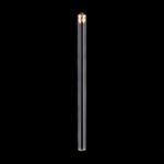 Pandantiv Candelabru tijă de sticlă, 1 capăt, 120mm, transparent ORION - imagine 2