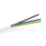 Cablu spiralat pentru Suspensie, PVC, 3x0,75 mm², 45cm, Subtire, Finisaj alb ORION - imagine 3